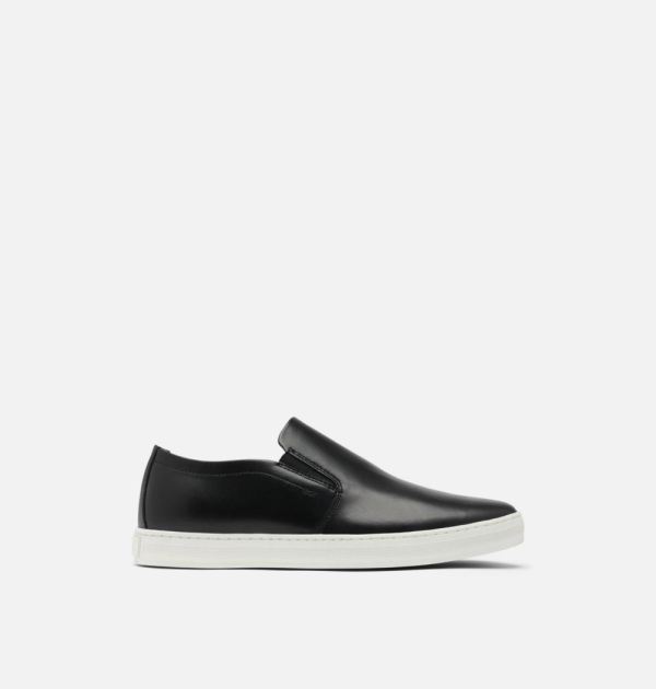 Sorel-Mens Caribou Mod Slip-On-Black Sea Salt