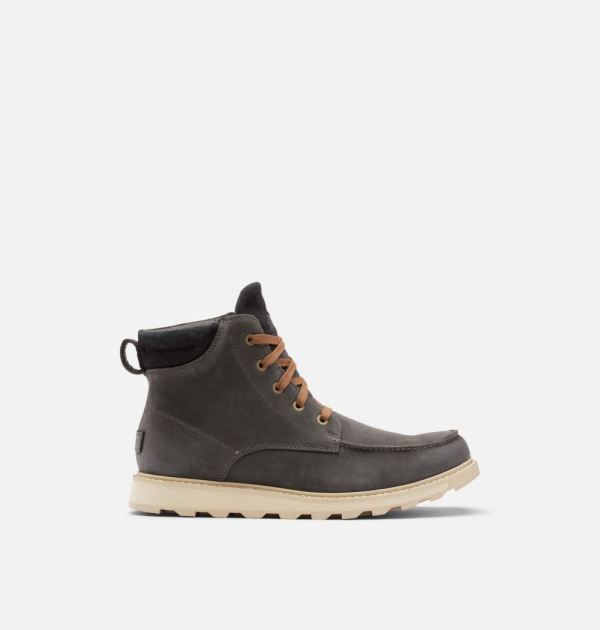 Sorel-Men's Madson II Moc Toe Boot-Coal