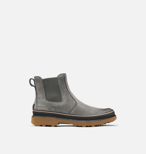 Sorel-Men's Caribou Chelsea Boot-Grill Autumn Bronze