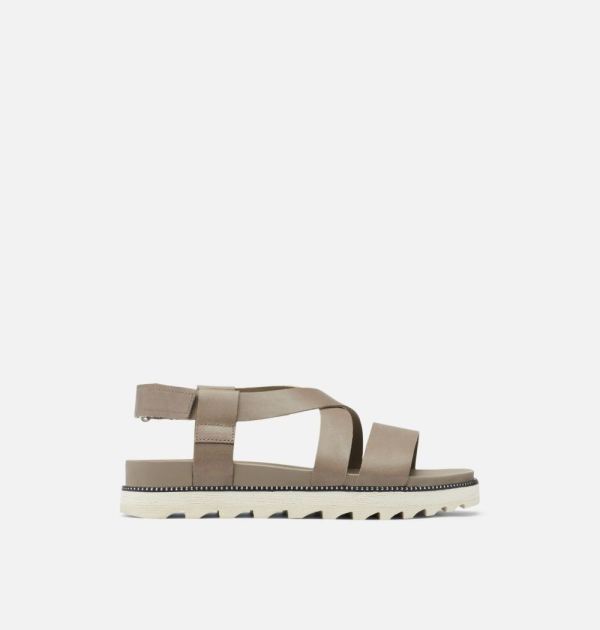 Sorel-Womens Roaming Criss Cross Sandal-Khaki II