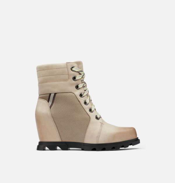 Sorel-Women's Joan Of Arctic Wedge III Lexie Bootie-Omega Taupe Black