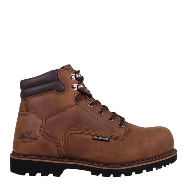 Thorogood Boots V-Series Waterproof - 6" Crazyhorse Safety Toe