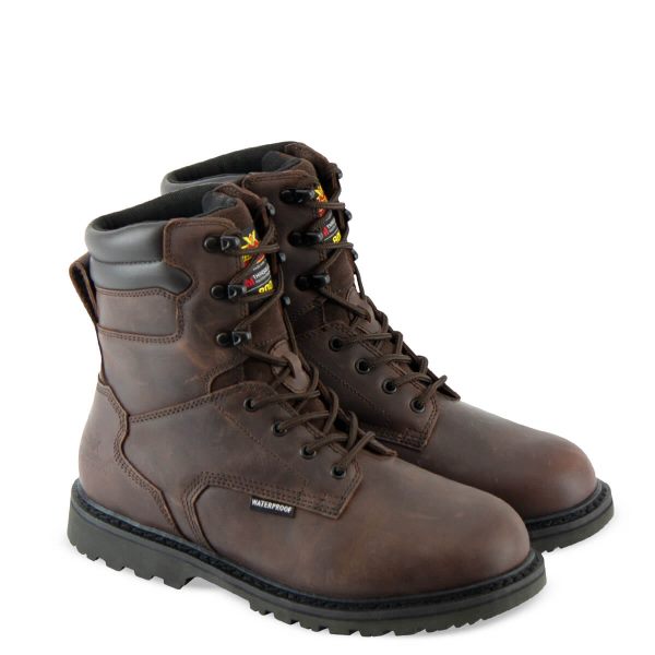 Thorogood Boots V-Series Waterproof/Insulated - 8" Crazyhorse