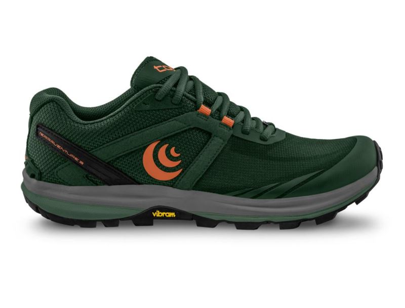 TOPO WOMEN'S TERRAVENTURE 3-Dark Green/Orange | Quick Ship