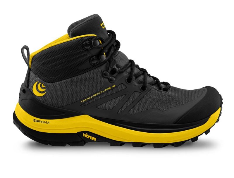 TOPO WOMEN'S TRAILVENTURE 2-Charcoal/Mustard | Quick Ship