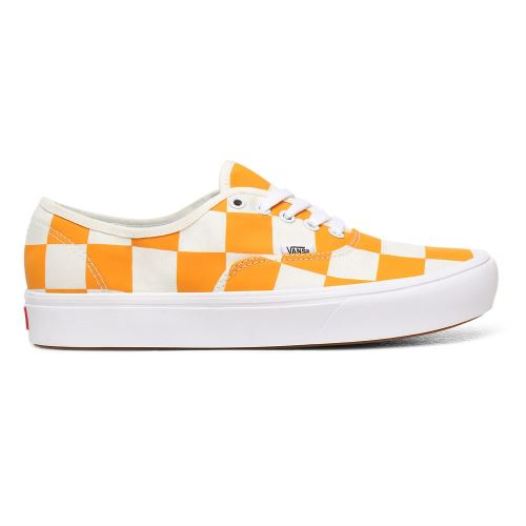 Vans Shoes | Half Big Checker ComfyCush Authentic (Half Big Checker) Cadmium Yellow/Blue