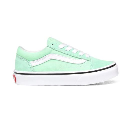 Vans Shoes | Old Skool Kids (4-8 years) Green Ash/True White