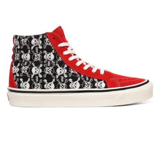 Vans Shoes | Anaheim Factory Sk8-Hi 38 DX (Anaheim Factory) Og Skulls/Og Red/Og Black