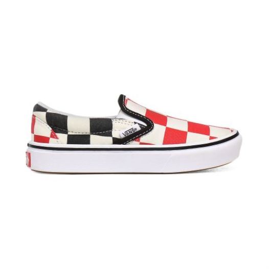 Vans Shoes | Big Checker ComfyCush Slip-On Youth (8-14 years) (Big Checker) Red/Black