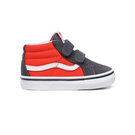 Vans Shoes | 2-Tone Sk8-Mid Reissue Toddler (1-4 years) (2-Tone) Grenadine/Periscope