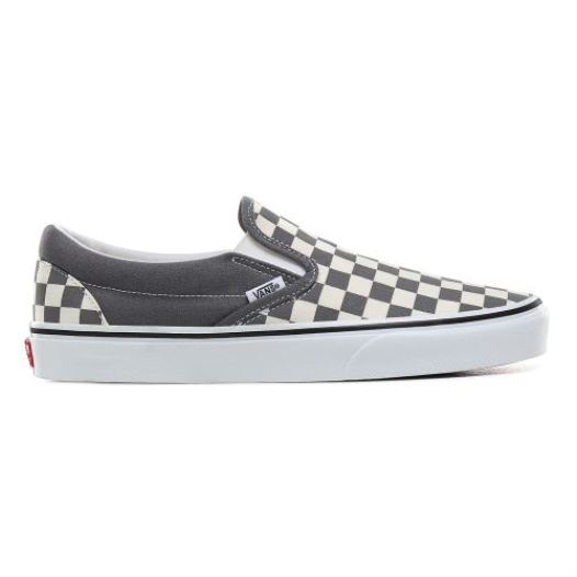 Vans Shoes | Checkerboard Classic Slip-On (Checkerboard) pewter/true white