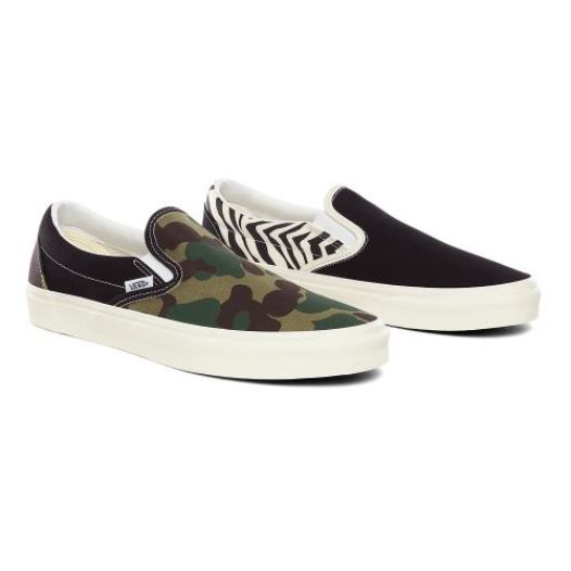 Vans Shoes | Mismatch Classic Slip-On (Mismatch) Zebra/Camo