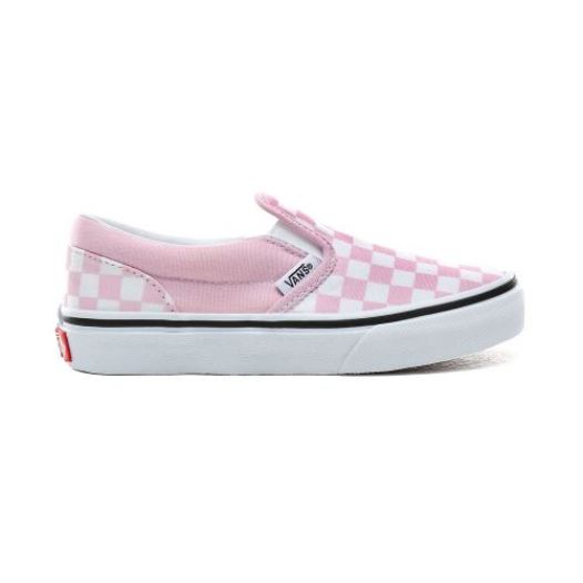 Vans Shoes | Checkerboard Classic Slip-On Youth (8-14 years) (Checkerboard) Lilac Snow/True White