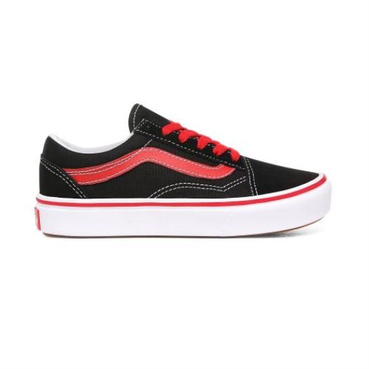 Vans Shoes | Pop ComfyCush Old Skool Youth (8-14 years) (Pop) Black/Red