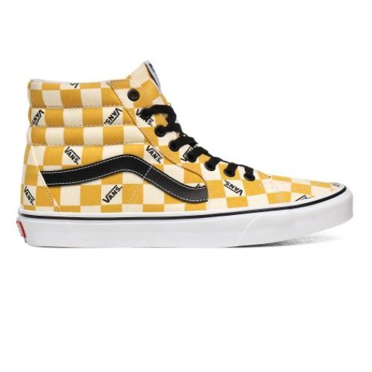 Vans Shoes | Big Check Sk8-Hi (Big Check) Yolk Yellow/True White