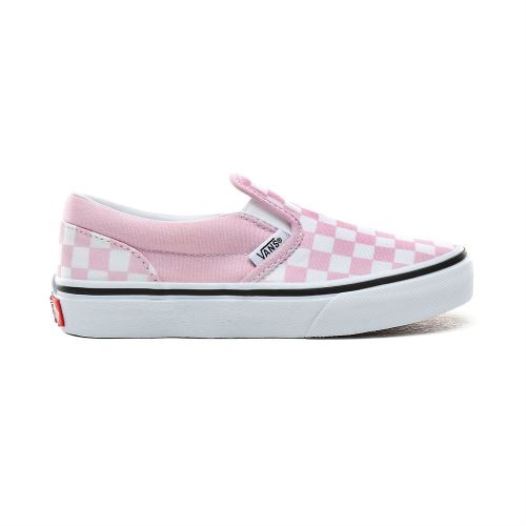 Vans Shoes | Checkerboard Classic Slip-On Kids (4-8 years) (Checkerboard) Lilac Snow/True White