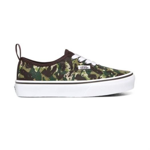 Vans Shoes | Animal Camo Elastic Lace Authentic Kids (4-8 years) (Animal Camo) Brown/True White