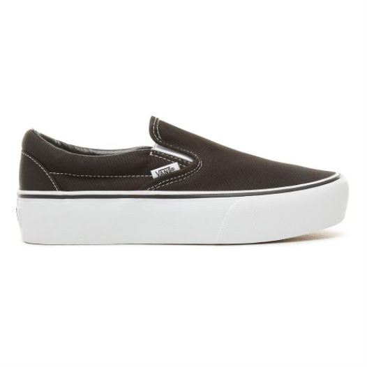 Vans Shoes | Classic Slip-On Platform Black