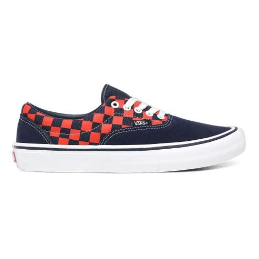 Vans Shoes | Checkerboard Era Pro (Checkerboard) Navy/Orange