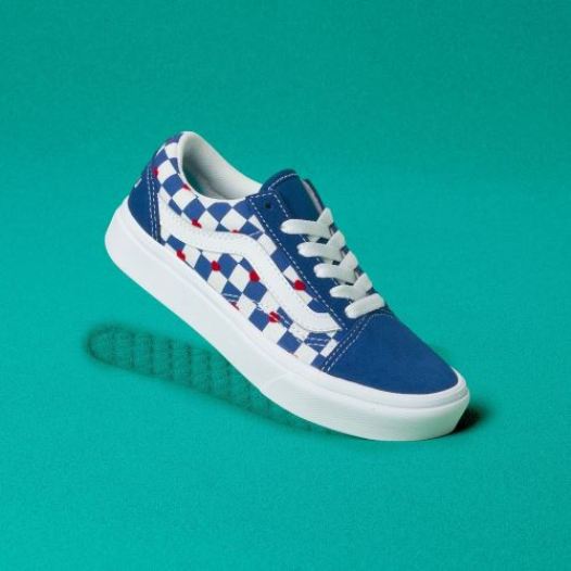 Vans Shoes | Autism Awareness ComfyCush Old Skool Kids (4-8 years) (Autism Awareness) Vans Shoes | Heart/True Blue