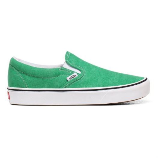 Vans Shoes | Washed Canvas ComfyCush Slip-On (Washed Canvas) Fern Green