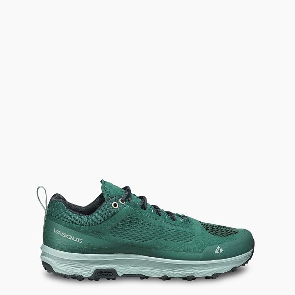 VASQUE SHOES BREEZE LT LOW NTX WOMEN'S LIGHTWEIGHT WATERPROOF HIKING SHOE IN GREEN