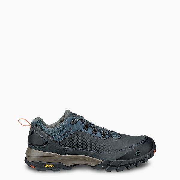 VASQUE SHOES TALUS XT LOW MEN'S HIKING SHOE IN GRAY/ORANGE