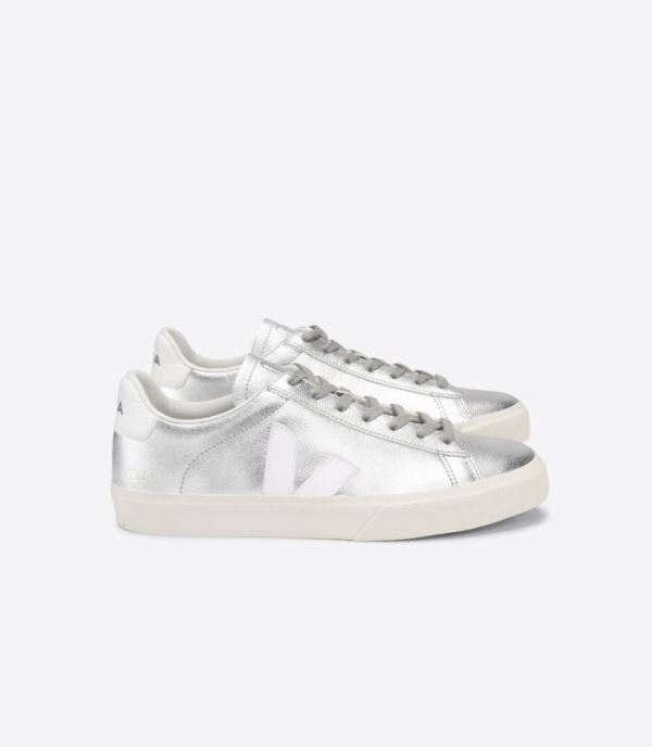 VEJA | WOMENS CAMPO CHROMEFREE SILVER WHITE