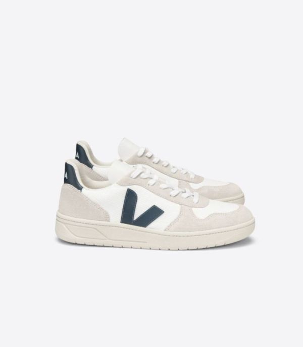 VEJA | MENS VSTORE V-10 BMESH WHITE NAUTICO