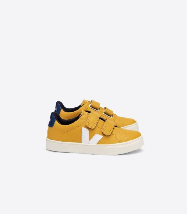 VEJA | KIDS ESPLAR CHROMEFREE MOUTARDE WHITE COBALT