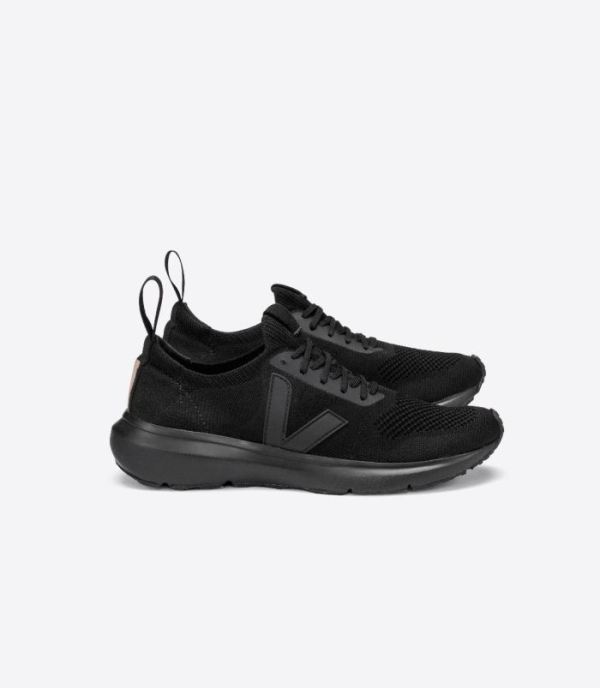 VEJA | WOMENS RUNNER STYLE 2 V-KNIT VEJA X RICK OWENS FULL-BLACK