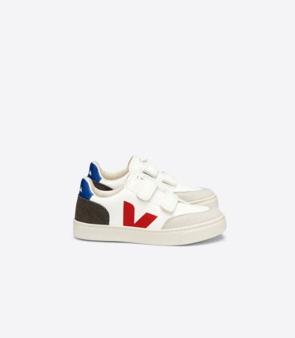 VEJA | KIDS V-12 CHROMEFREE WHITE MULTICO MUD