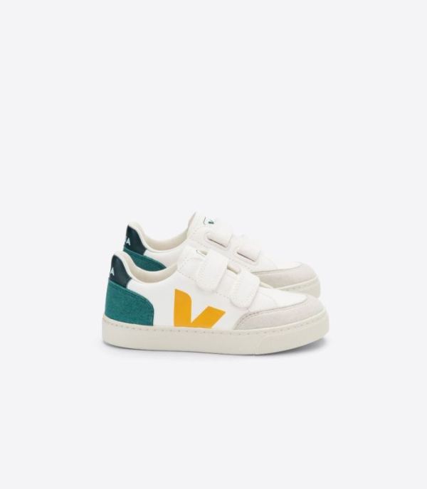 VEJA | KIDS V-12 CHROMEFREE LEATHER MULTICO BRITTANY