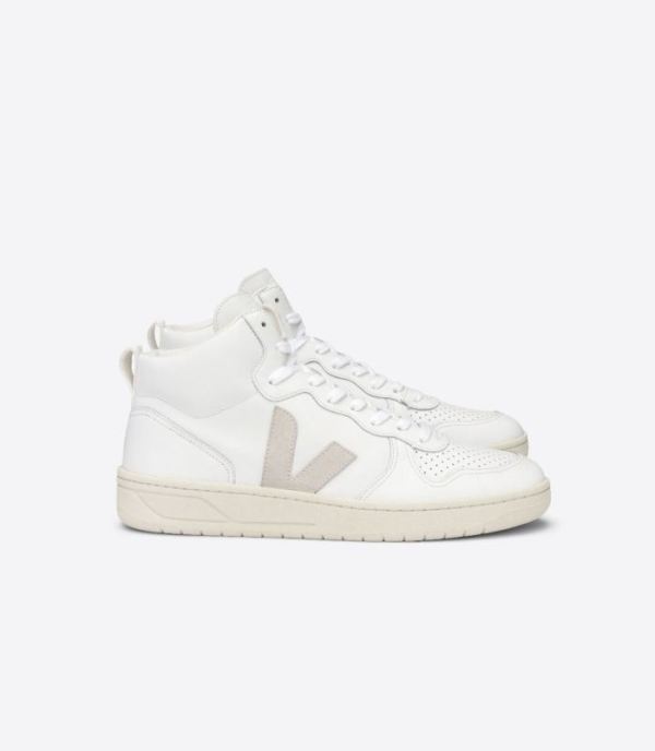 VEJA | MENS V-15 LEATHER WHITE