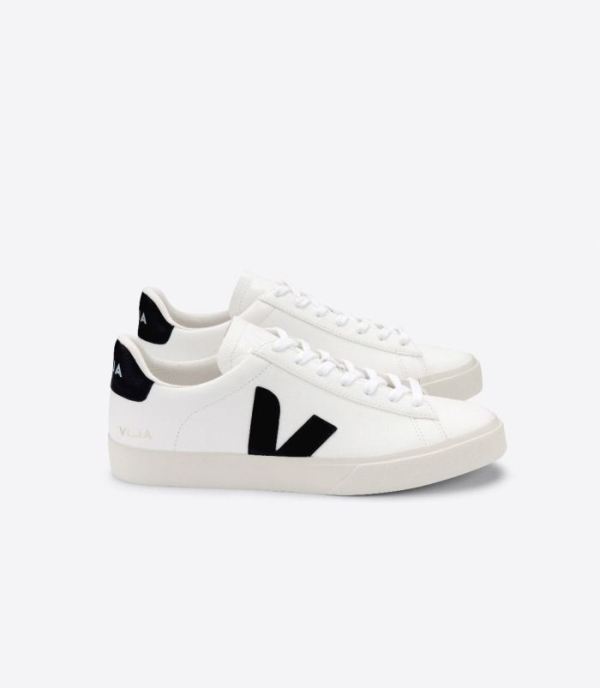 VEJA | WOMENS VSTORE CAMPO WHITE BLACK