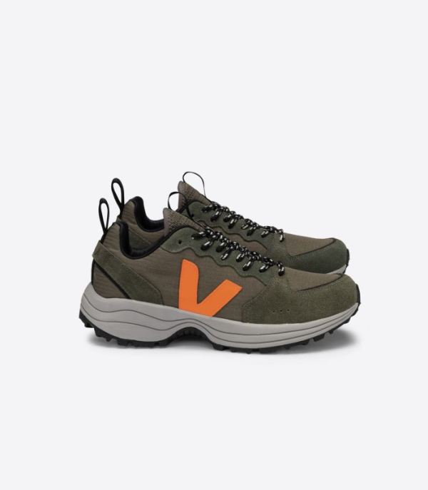 VEJA | WOMENS VENTURI RIPSTOP KAKI NEON-ORANGE