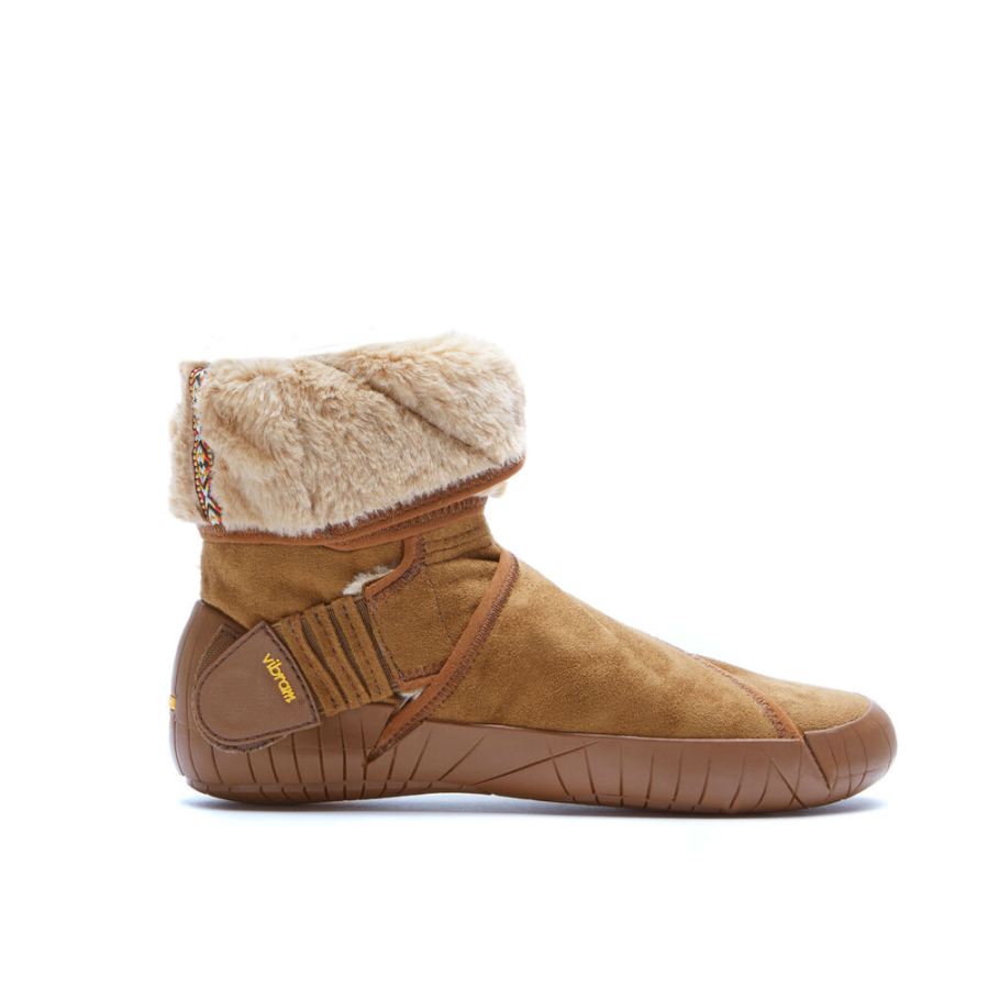 Vibram Boots Furoshiki Classic Shearling Mid Boot Brown