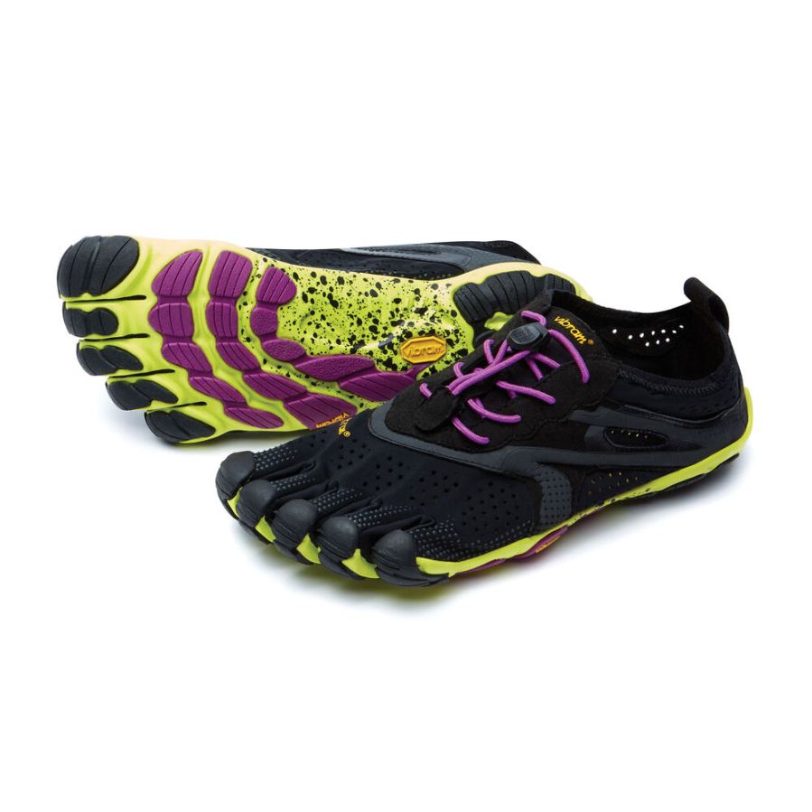 Vibram Boots V-Run Women's Black / Yellow / Purple