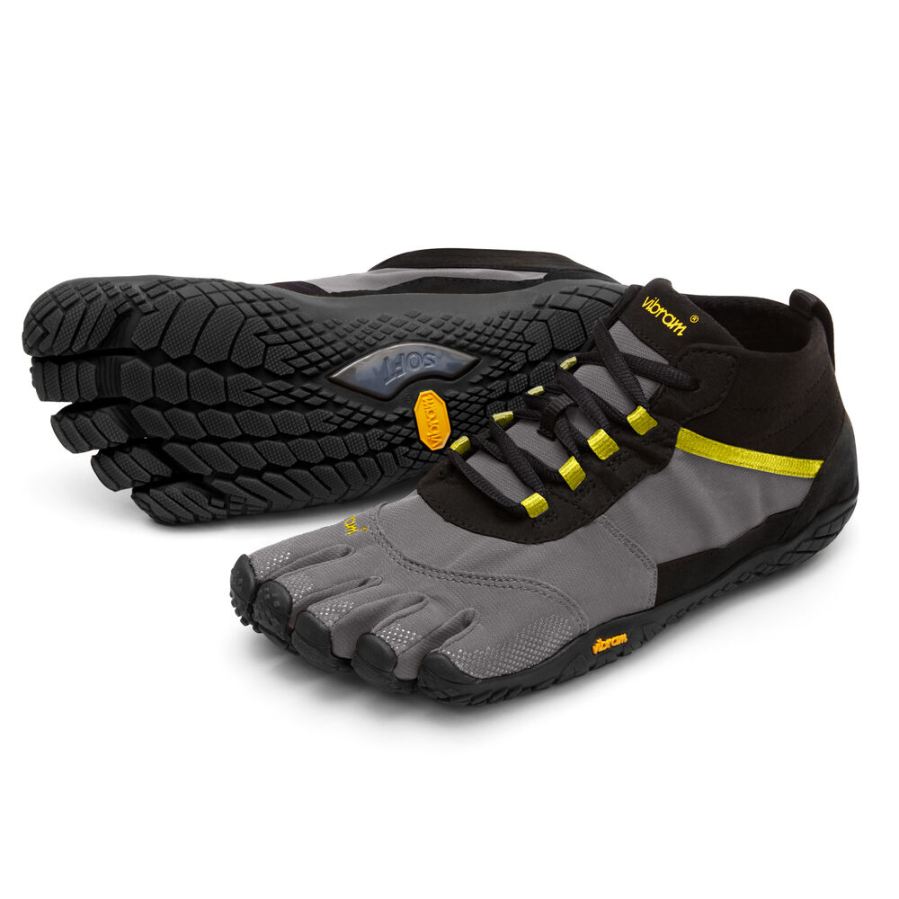 Vibram Boots V-Trek Women's Black / Grey / Citronelle