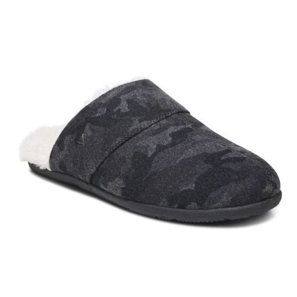 Vionic - Men's Alfons Mule Slipper - Dark Shadow Camo