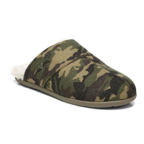 Vionic - Men's Alfons Mule Slipper - Olive Camo