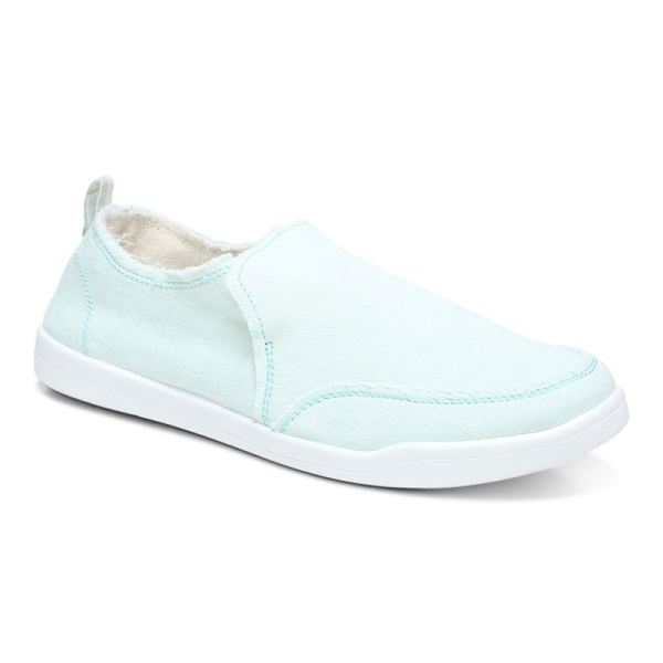 Vionic - Women's Malibu Slip On - Seafoam Canvas