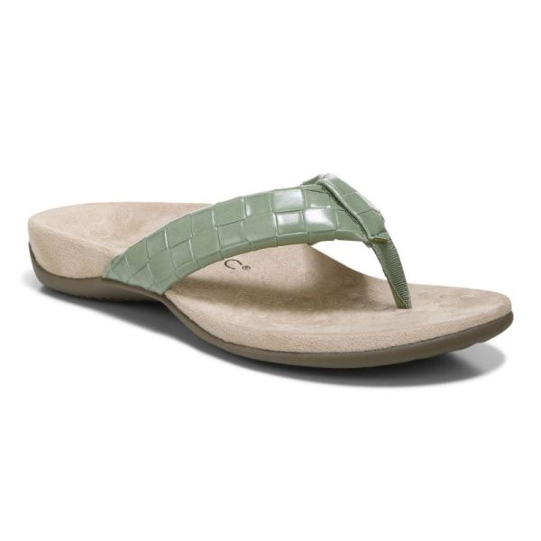 Vionic - Women's Layne Toe Post Sandal - Sage