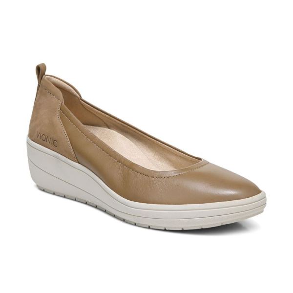 Vionic - Women's Jacey Wedge - Toffee