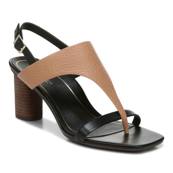 Vionic - Women's Alondra Heeled Sandal - Black - Click Image to Close