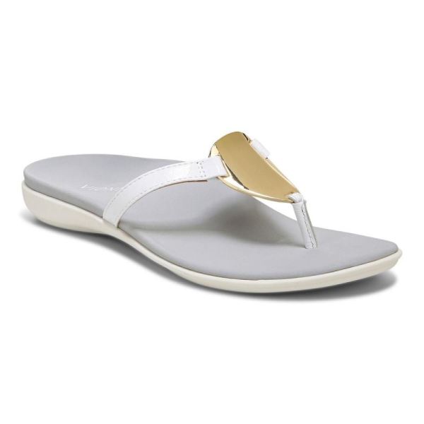 Vionic - Women's Raysa Toe Post Sandal - White