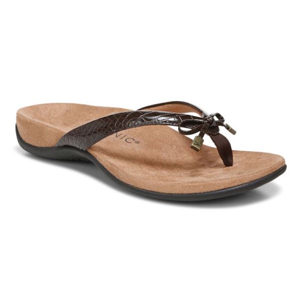 Vionic - Women's Bella Toe Post Sandal - Brown