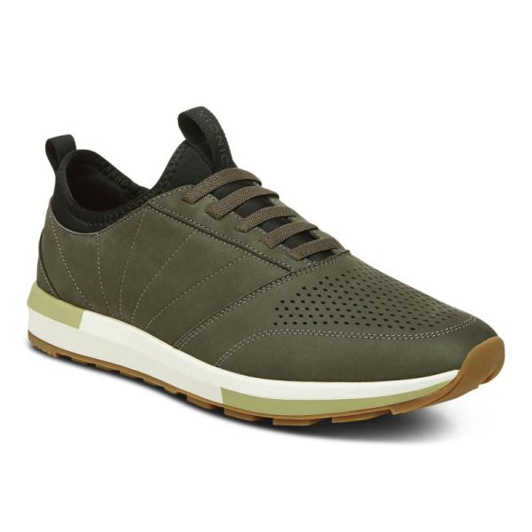 Vionic - Men's Trent Sneaker - Olive Nubuck