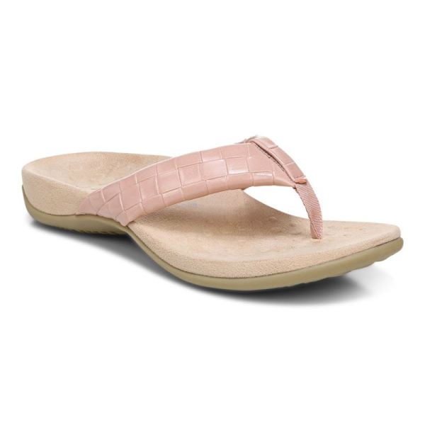 Vionic - Women's Layne Toe Post Sandal - Peach
