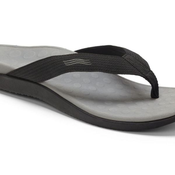 Vionic - Men's Wave Toe Post Sandal - Black